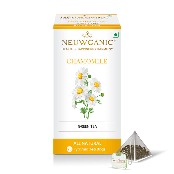 Chamomile Green Tea - Pyramid Tea Bags